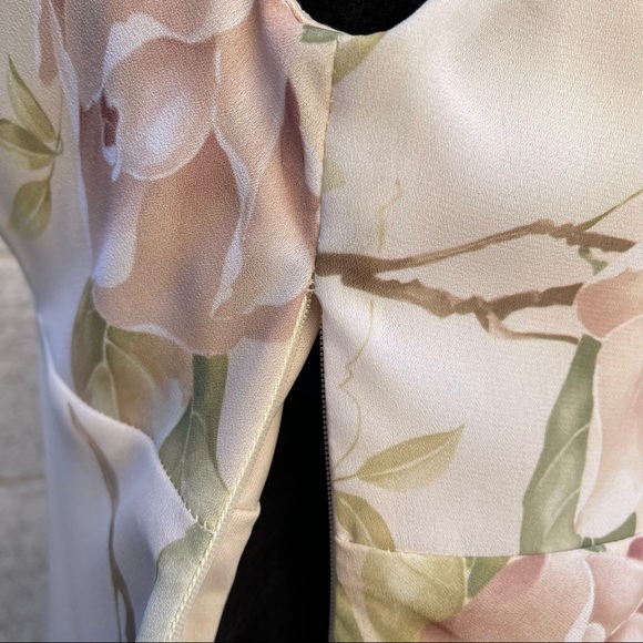 Vintage Kathy Roberts Floral Formal Dress - Picture 12 of 16